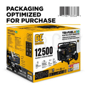 12,500 Watt BE Electric Start Tri-Fuel Generator Generator Cigarcity Softwash.