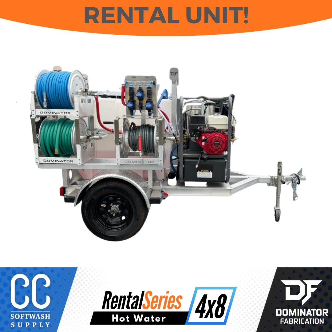 RENTAL: Nano Hot Water Pressure Washer & Softwash Trailer – 4 GPM