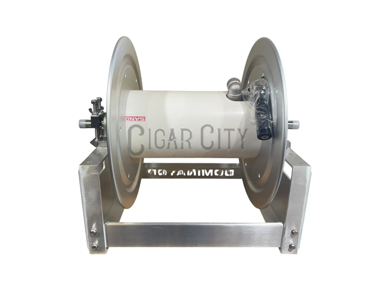 12″ Dominator Electric Hose Reel – 1/2″ Stainless Manifold – Cigar City Softwash Reel Bandit