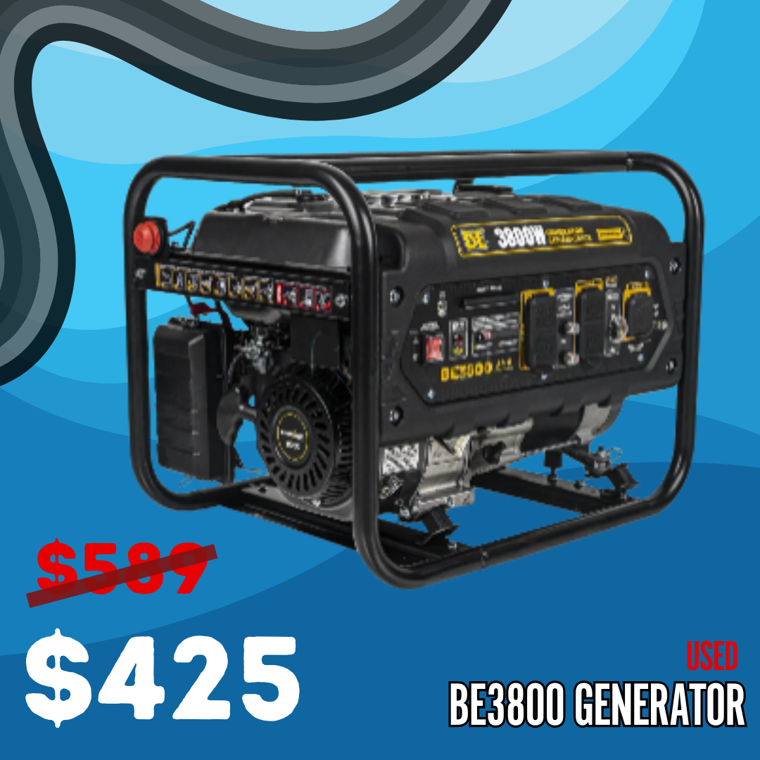 3,800 Watt Generator - BE3800