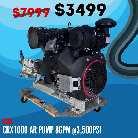 Used CRX 1000 Pressure Washer 17GPM @ 2400psi - Sold As Is