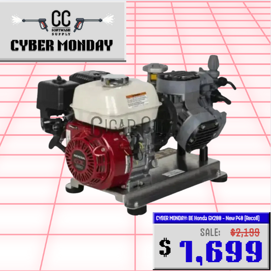 BE Honda GX200 Pull Start Gas Roof Pump – Comet P40 (New Style)