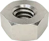 Stainless steel hex nut for softwash equipment fittings