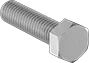 Hex head bolt for softwash equipment maintenance and repair