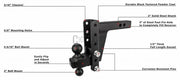 2.0" Extreme Duty 6" Drop/Rise Hitch — Bulletproof Hitches Cigarcity Softwash