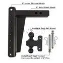 2.0" Heavy Duty 10" Drop/Rise Hitch Cigarcity Softwash
