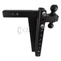 2.0" Heavy Duty 14" Drop/Rise Hitch — Bulletproof Hitches Cigarcity Softwash