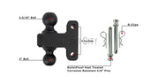2.0" Heavy Duty 4" Drop/Rise Hitch Cigarcity Softwash