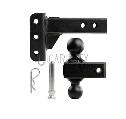 2.0" Light Duty 2" Drop/Rise Hitch Cigarcity Softwash