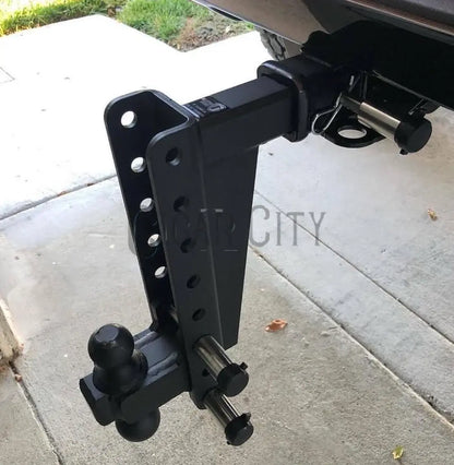 2.5" Heavy Duty 10" Drop/Rise Hitch — Bulletproof Hitches Cigarcity Softwash