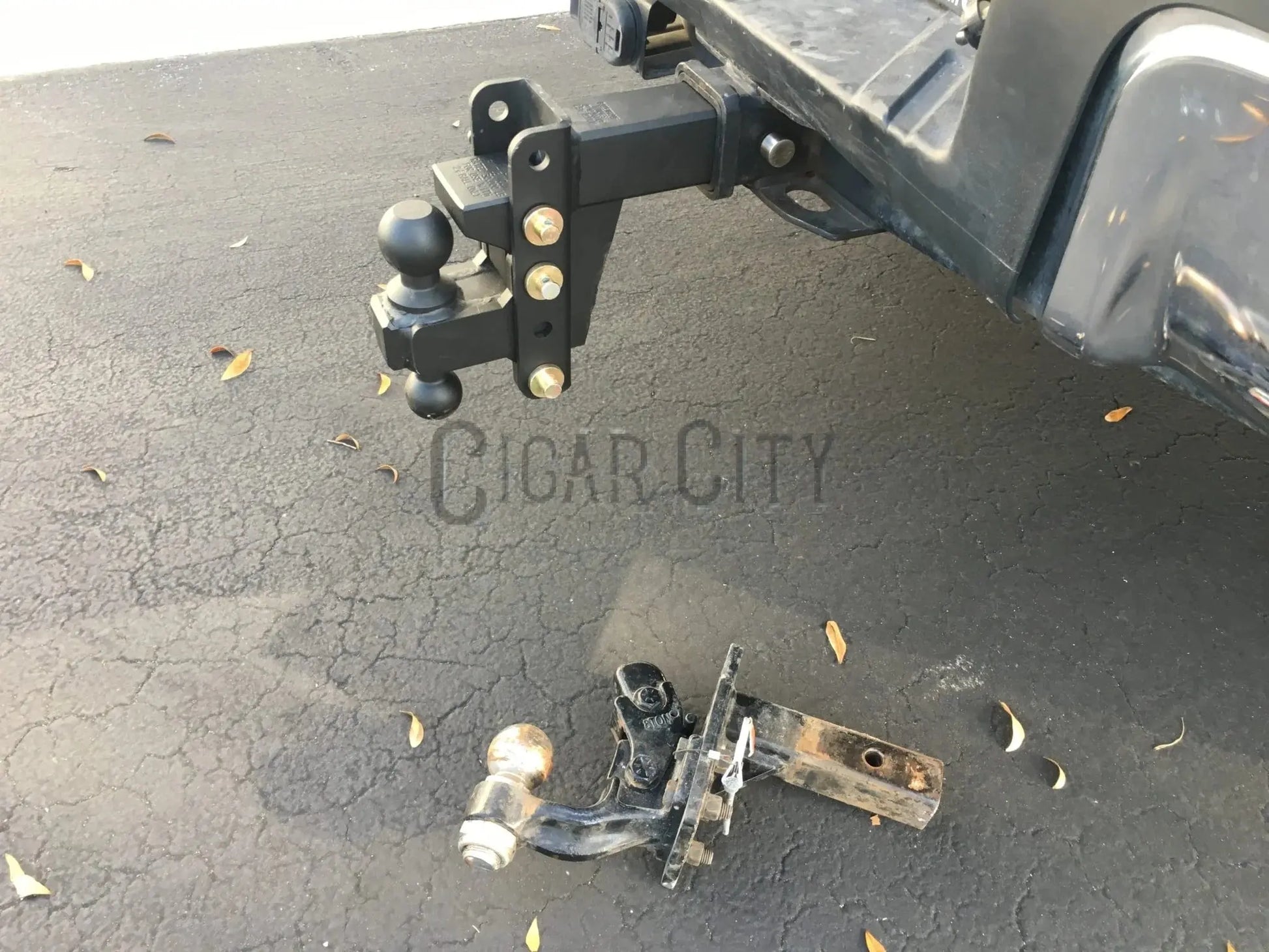 2.5" Heavy Duty 4" Drop/Rise Hitch — Bulletproof Hitches Cigarcity Softwash