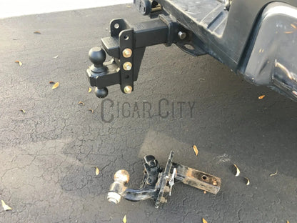 2.5" Heavy Duty 4" Drop/Rise Hitch — Bulletproof Hitches Cigarcity Softwash