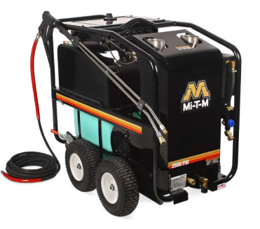 Mi-T-M DHS Belt Drive Series Hot Water Pressure Washer - 3.2gpm, 2500PSI, General Pump DH-2504-SE0E2G