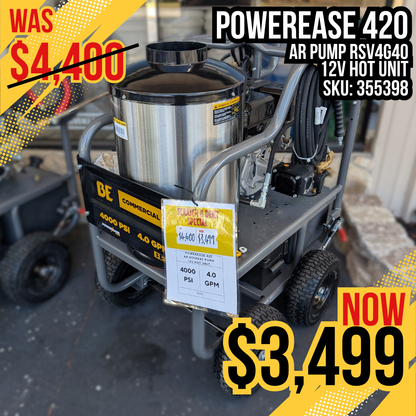 BE Scratch & Dent Hot Cart Honda GX390 w/ Comet ZWD4040 Pump 4,000 PSI 4.0 GPM Pressure Washer - HW4013HC (355398)