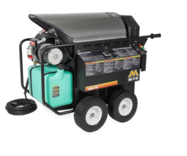 Mi-T-M HHS Belt Drive Series Hot Water Pressure Washer- 4.8 gpm, 3000PSI, General Pump HHS-3005-2E2G