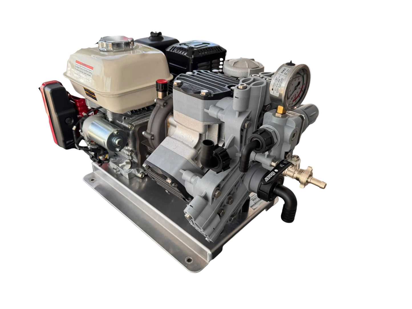BE Honda GX200 ELECTRIC Start Gas Roof Pump – Comet P40 (New Style)