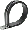 Black softwash hose clamp for secure equipment connections