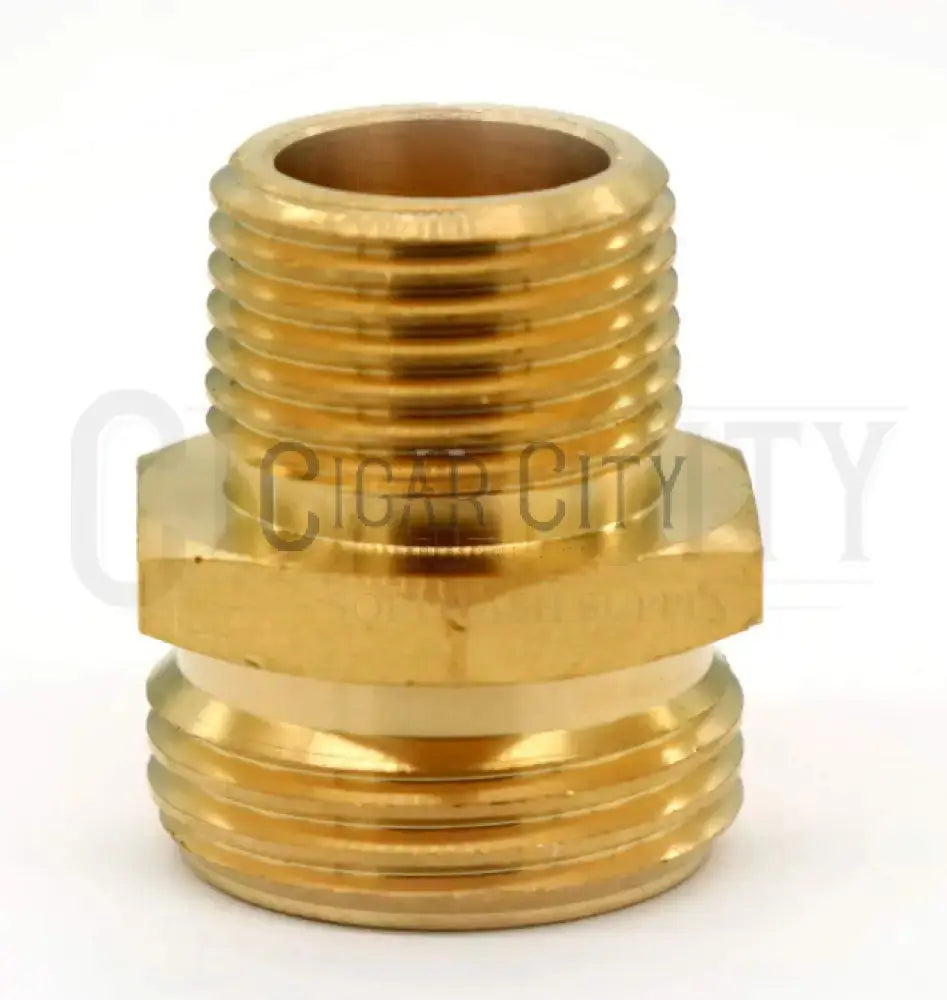 3/4" FPT x 1/2" MPT Garden Hose Adapter Bushing GES01 Fittings Cigarcity Softwash.