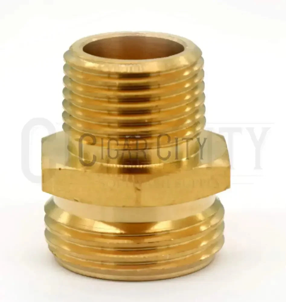 3/4" FPT x 1/2" MPT Garden Hose Adapter Bushing GES01 Fittings Cigarcity Softwash.