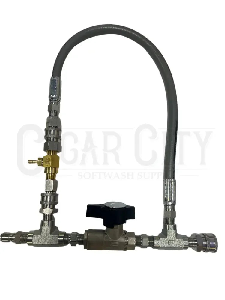3/8" 3-7GPM Injector with Bypass Kit Hardware Cigarcity Softwash.