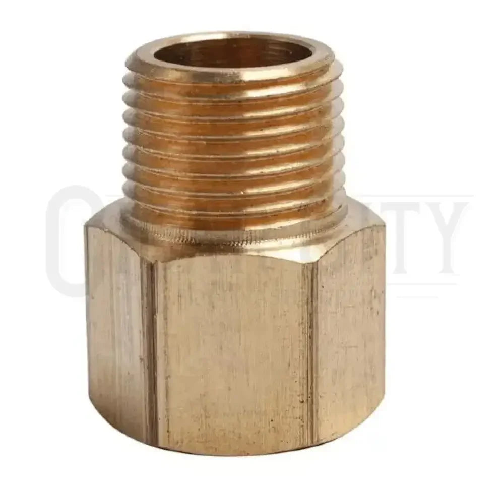 3/8" FPTx 3/8" MPT Brass Pipe Adapter Fitting Fittings Cigarcity Softwash.