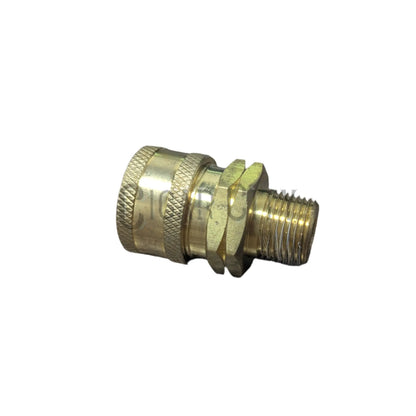 3/8" MPT Quick Connect Socket - Brass Cigarcity Softwash
