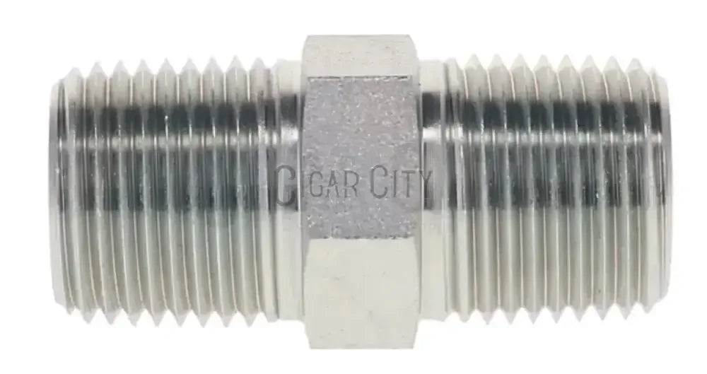 3/8” Steel Hex Nipple 5404-06-06 Fittings Cigarcity Softwash.