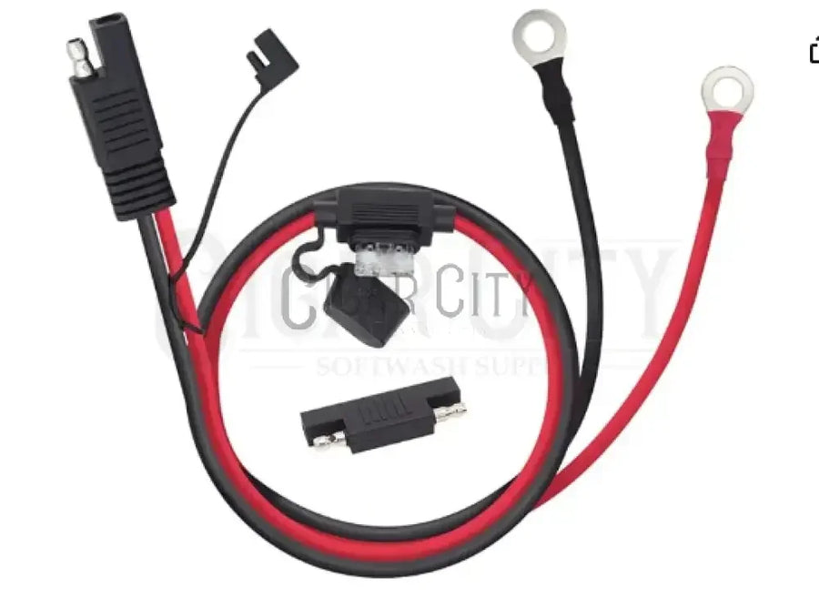 10awg 3.3FT SAE to O Ring Connecters Extension Cord Cable Connector Compatible with Battery Charger/Maintainer (10awg 3.3FT)  Cigarcity Softwash.