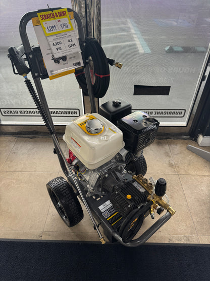 BE Scratch & Dent Honda GX390 w/ Comet ZWD4040 Pump 4,200 PSI 4.2 GPM Pressure Washer - B4213HCS (342553)