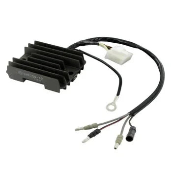 Black heat sink with wiring connectors for softwash equipment