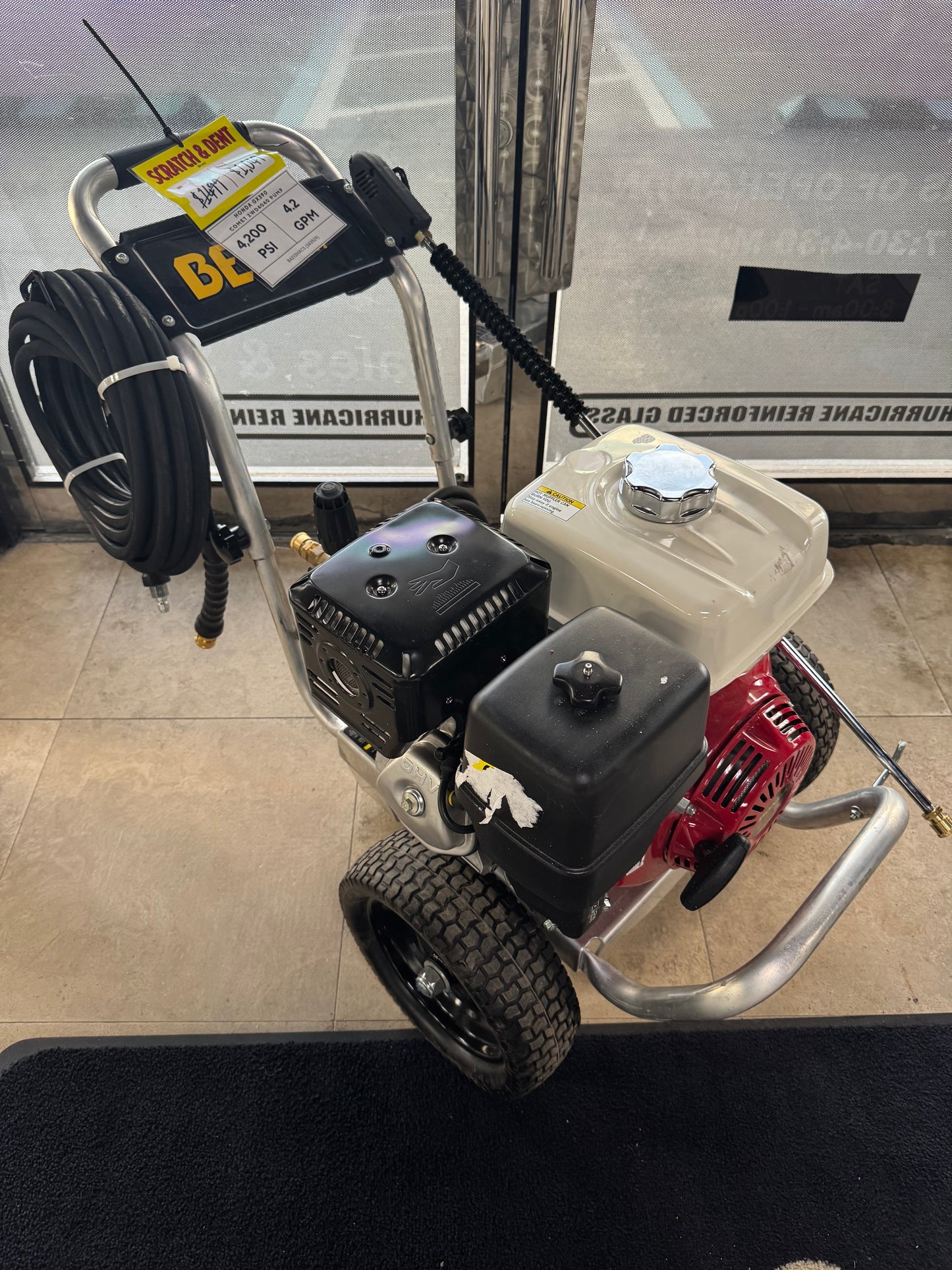 BE Scratch & Dent Honda GX390 w/ Comet ZWD4040 Pump 4,200 PSI 4.2 GPM Pressure Washer - B4213HACS (343529)