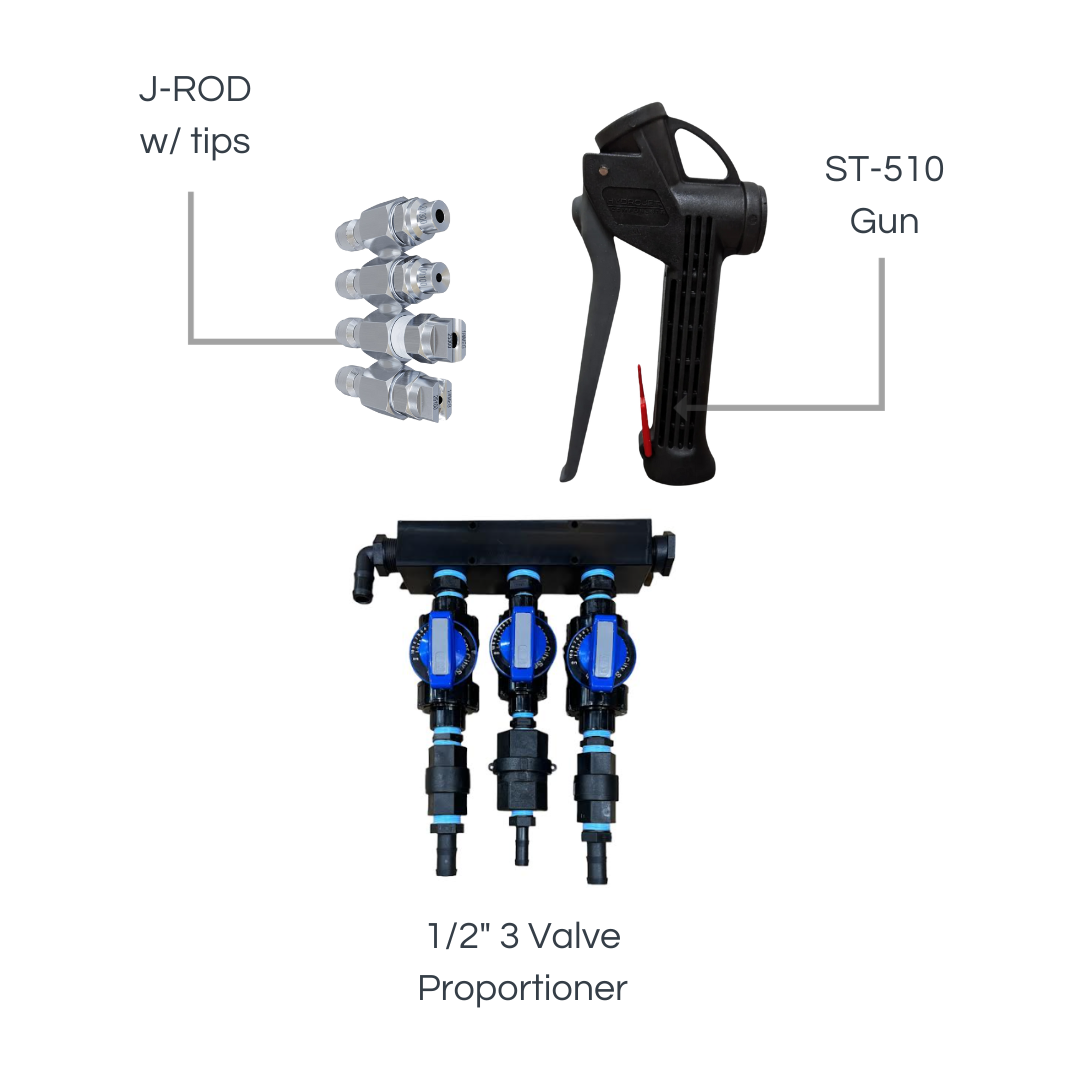 The Tsunami - 17GPM Complete Air Softwash System