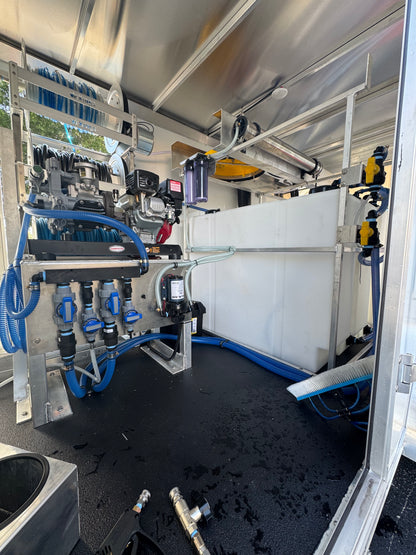 Enclosed 6x12 Pressure & Soft Washing Trailer with P40 Softwash
