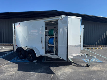 Enclosed 6x12 Pressure & Soft Washing Trailer with P40 Softwash