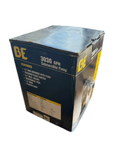 BE 3036 GPH submersible pump box with features and specs for softwash cleaning equipment