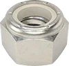 Stainless steel hex nut for softwash equipment fittings