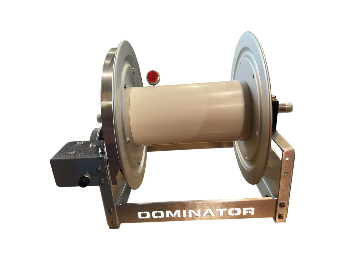 12″ Dominator Electric Hose Reel – 3/4″ Stainless Manifold – Cigar City Softwash Reel