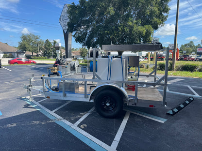 The Micro Series - 5x10 Aluminum Pressure & Softwash Trailer