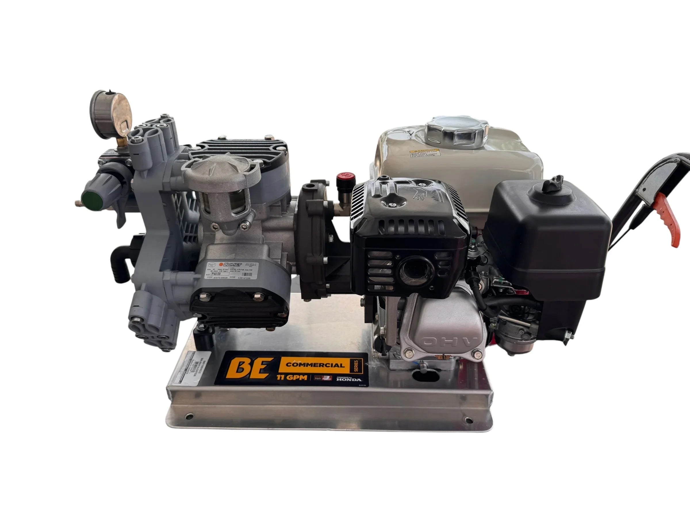 BE Honda GX200 Roof Pump – Comet P40 (New Style) – Pull Start Gas