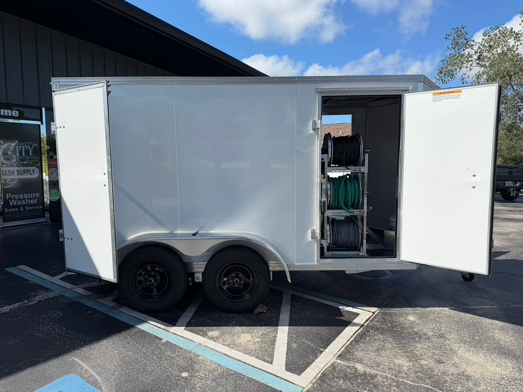 The Enclosed 6x12 Drone Trailer