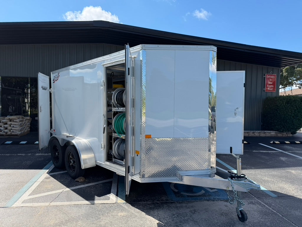 The Enclosed 6x12 Drone Trailer