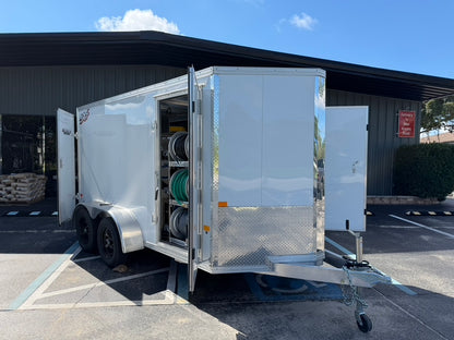 The Enclosed 6x12 Drone Trailer