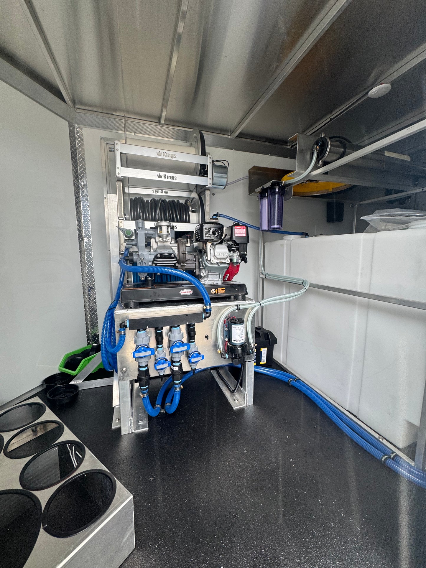 Enclosed 6x12 Pressure & Soft Washing Trailer with P40 Softwash