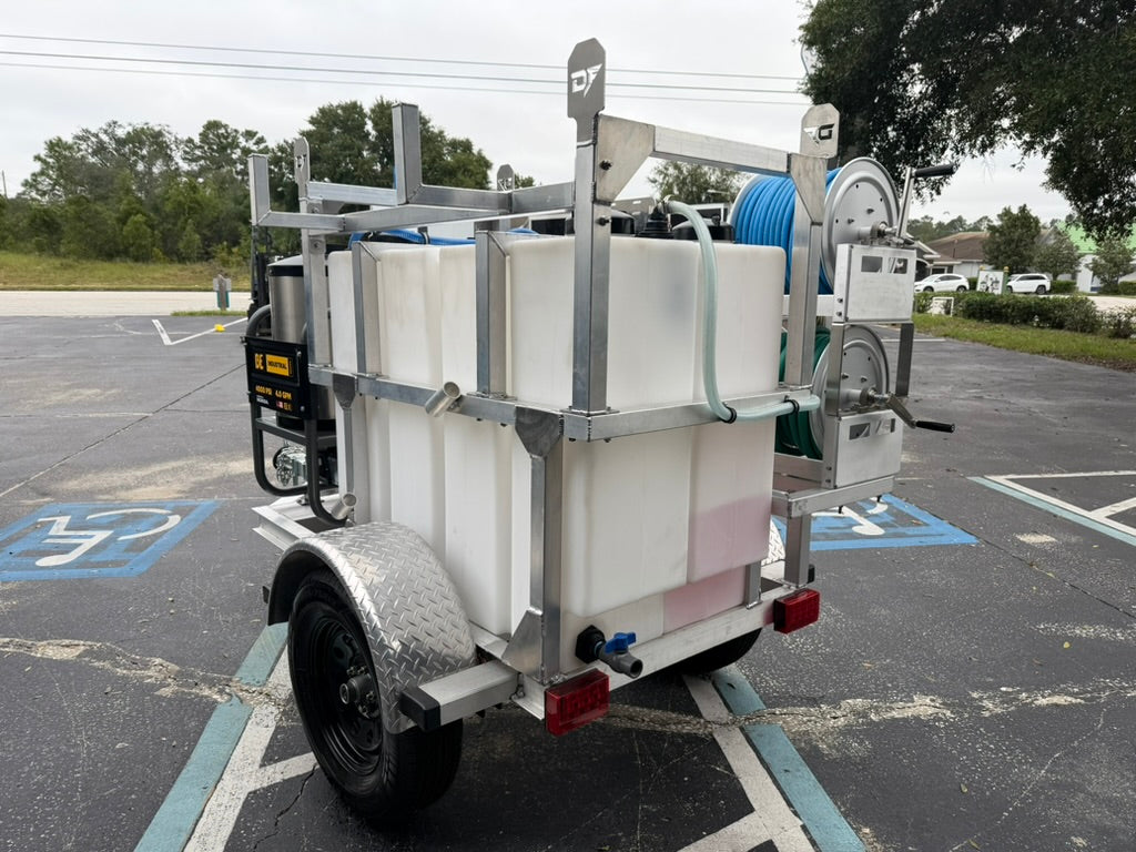 RENTAL: Nano Hot Water Pressure Washer & Softwash Trailer – 4 GPM