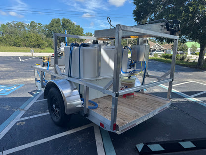 The Micro Series - 5x10 Aluminum Pressure & Softwash Trailer