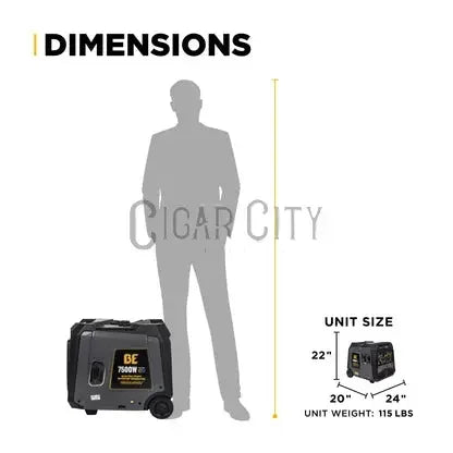 7,500 Watt Digital Inverter Generator Cigarcity Softwash