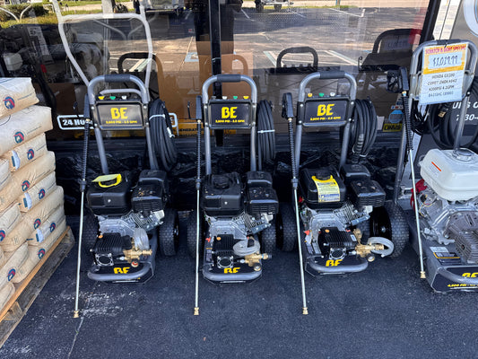 BE Scratch & Dent 3,800 PSI 2.5 GPM Cold Water Gas Pressure Washer with Powerease 225 Engine and CP Triplex Pump - B3875PA (9721)