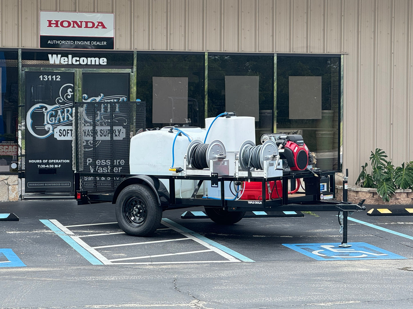 The Micro Series - 5x10 Downstream Pressure Washing Trailer