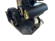 Mobile softwash equipment with durable wheel and hot water system for professional cleaning