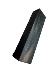 Black softwash equipment component with mounting holes for pressure washing systems